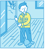 清掃のイメージイラスト