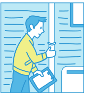 メンテナンス確認のイメージイラスト