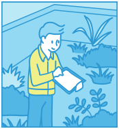 不法投棄のイメージイラスト