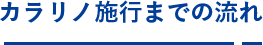 カラリノ施行までの流れ